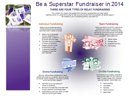 Be a Superstar Fundraiser in 2014