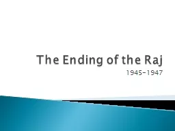 The Ending of the Raj