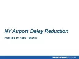 NY Airport Delay Reduction