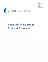 Amalgamation of Bermuda Exempted Companies  Page  of