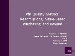 PfP  Quality Metrics: