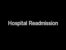 Hospital Readmission