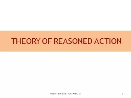 THEORY OF REASONED ACTION