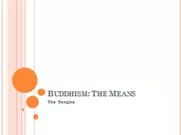 Buddhism: The Means
