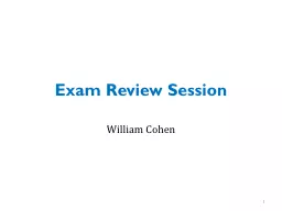 Exam Review Session