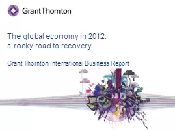 The global economy in 2012: