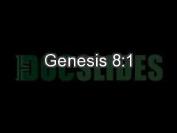 Genesis 8:1