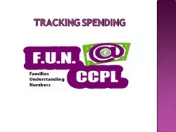 Tracking Spending
