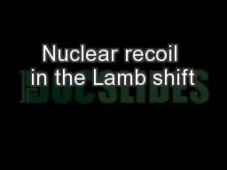 Nuclear recoil in the Lamb shift