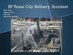 BP Texas City Refinery Accident