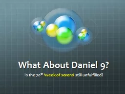 What About Daniel 9?