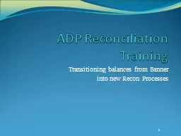 ADP Reconciliation
