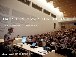 Danish University funding model