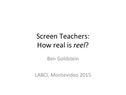 Screen Teachers: