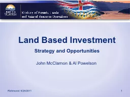 Land Based Investment