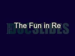PPT-The Fun in Re thumbnail