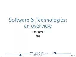 Software & Technologies: