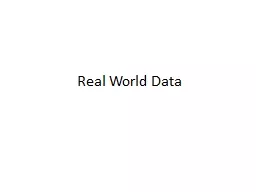 Real World Data