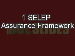 1 SELEP Assurance Framework