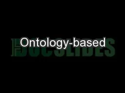 Ontology-based