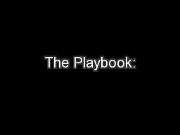 The Playbook: