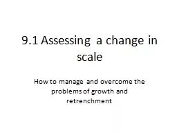 9.1 Assessing a change in scale
