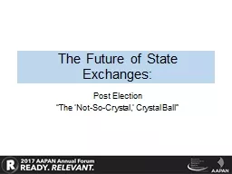 The Future of State Exchanges: