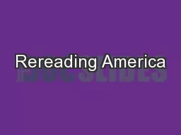 Rereading America