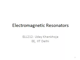 Electromagnetic Resonators