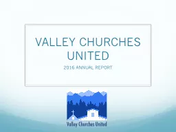VALLEY CHURCHES UNITED