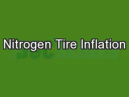 Nitrogen Tire Inflation