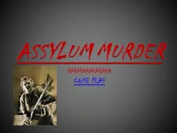 ASSYLUM MURDER