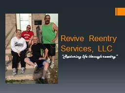 Revive Reentry Services, LLC