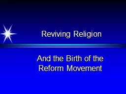 Reviving Religion
