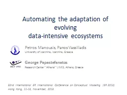 Automating the adaptation of evolving