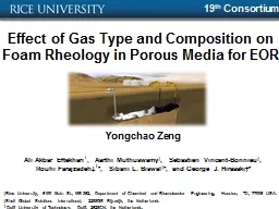 Effect of Gas Type and Composition on Foam Rheology in Poro