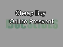Cheap Buy Online Prosvent