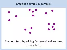 Creating a simplicial complex