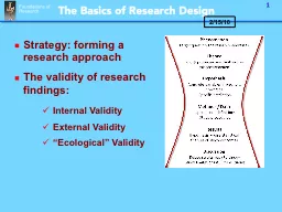 Strategy: forming a research approach