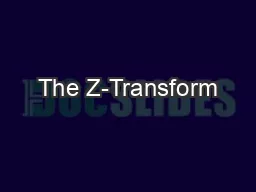The Z-Transform