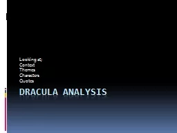 Dracula analysis