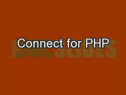 Connect for PHP