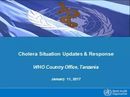 Cholera Situation Updates & Response
