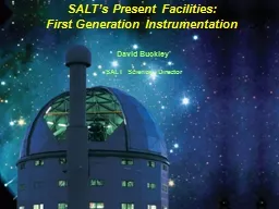 SALT’s Present Facilities: