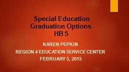 Special Education Graduation Options