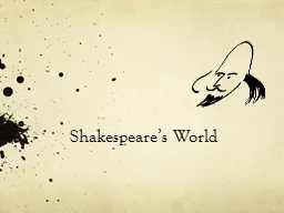 Shakespeare’s World
