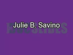 Julie B. Savino
