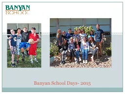 Banyan School Days- 2015