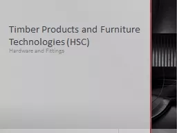 Timber Products and Furniture Technologies (HSC