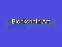 Blockchain Art